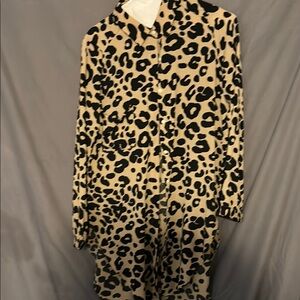 Buddy Love Tan and Black Leopard Mini Dress